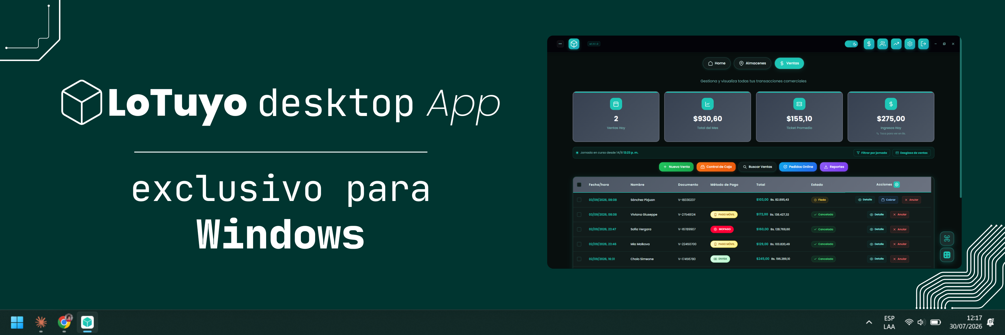 LoTuyo App de escritorio para Windows 10 y Windows 11